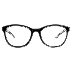 Fototapeta premium Glasses accessories accessory simple vector