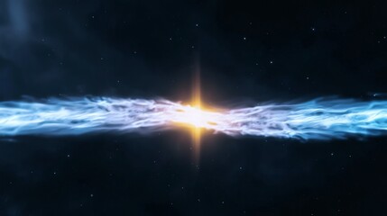 Fototapeta premium Celestial Energy Abstract Space Background Cosmic Nebula Star Burst Galaxy Light Ene