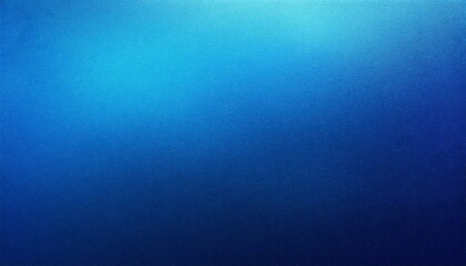 Abstract blue gradient background grainy texture. Wallpaper. Horizontal blue gradient. Suitable for banner, poster, header, flyer, etc.