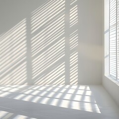 Obraz premium Sunlight casting shadows in a bright room