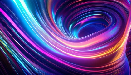 holographic neon abstract background