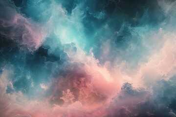Dreamy Ethereal Abstract Background with Textured Shades and Blank Space for Decor