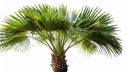 Fototapeta premium PNG Palm tree plant white background tranquility.