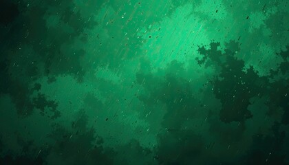 Mystical rainfall over lush forest digital art surreal environment aerial view fantasy concept