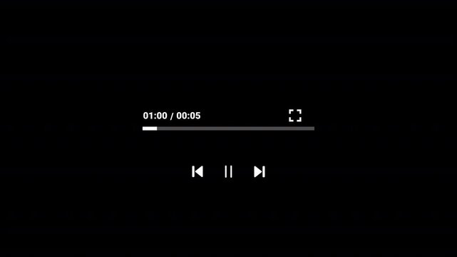  Music player scroll bar button with audio reactor, Music timeline or video track player, Timeline bar moving as song media playing, Audio music timeline bar 
