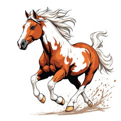 Obraz premium horse vector illustration