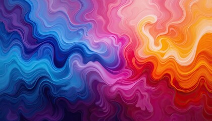 Conceptual design vibrant digital waves