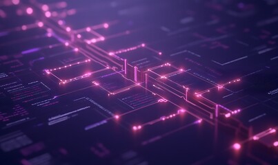 Futuristic image of a global finance hub showcasing AI-driven technology and real-time data analytics.