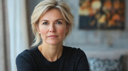 Obraz premium Portrait of a confident mature woman