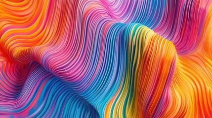 Colorful abstract wave pattern background design