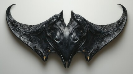 Fototapeta premium Sculpted Stingray Wings, Studio Display