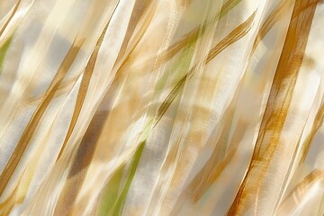 Abstract textile background with flowing brush strokes in muted tones