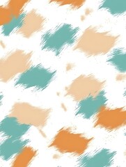 Obraz premium Artistic paint strokes in a random abstract pattern colorful modern design