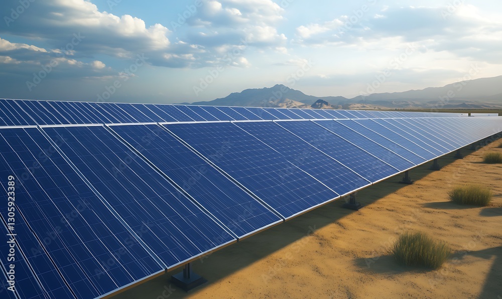 Poster ahmadwahyuutomo776@gmail.com futuristic industrial solar energy harvesting concept image showcasing 