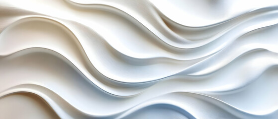Obraz premium White wave texture background