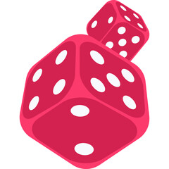 Dice Flat Illustration
