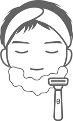 남자얼굴 피부관리