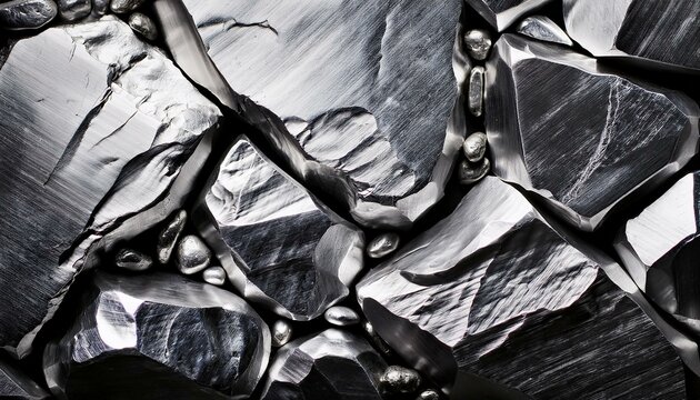 lithium texture concept featuring raw metallic lithium ore with rugged reflective surfaces