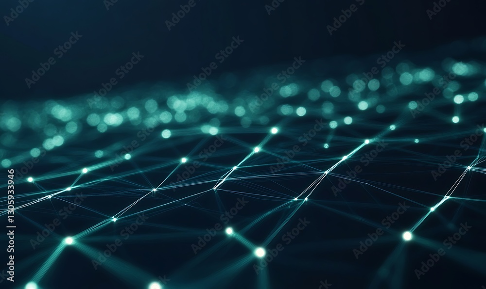 Poster ahmadwahyuutomo776@gmail.com Image of a neon-lit financial network with data lines, capturing a modern digital atmosphere.
