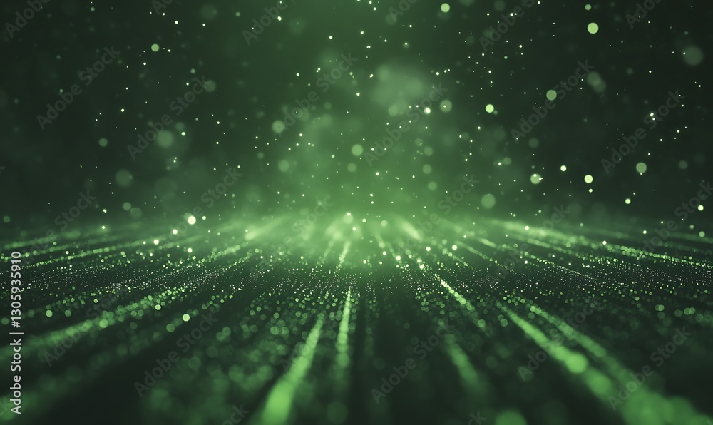 Poster ahmadwahyuutomo776@gmail.com stock market growth depicted with vibrant green imagery, symbolizing tr