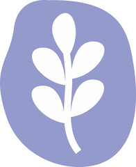 Mid Century Floral Element Set