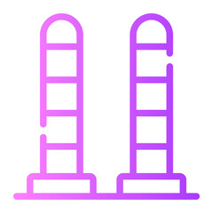 bollard gradient icon