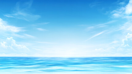 Obraz premium Calm ocean waves serene seascape digital artwork tranquil environment aerial view nature bliss