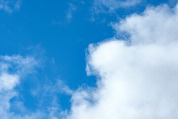 blue sky with clouds