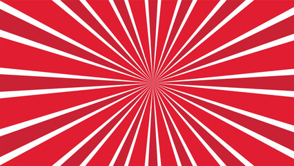 abstract red and white sunburst background. graphic design element