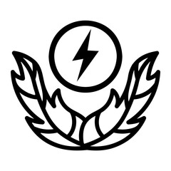 zero waste Line Icon