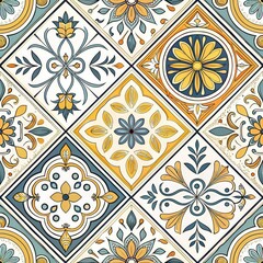 Seamless Pattern Design Artistic Style Textile Creative Studio Aesthetic Visual Harmony