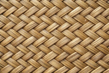 Detailed image of woven rattan texture, capturing the intricate patterns and natural tones for an earthy feel.