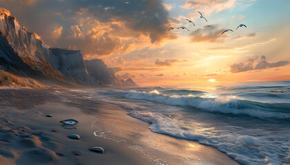 Naklejka premium Explore the wild beauty of majestic nature