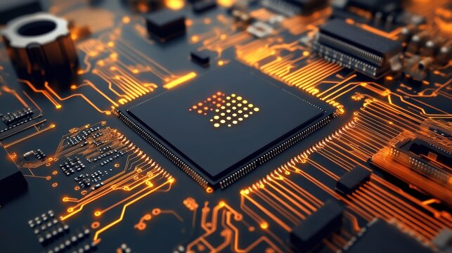 High tech background template design.