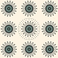 seamless pattern with flowers