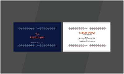 Geometric Abstract Business Card Visit