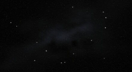 Obraz premium Celestial Constellation: a stunning representation of a star formation in the dark vastness of space, offering a glimpse into the cosmos. 