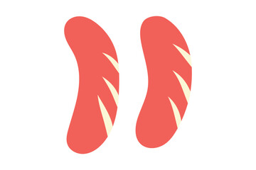 ウインナーのイラスト