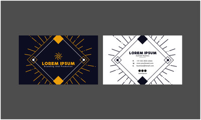 Line Shape Card Visit