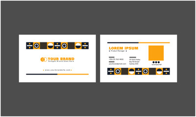 Comic Style Card Visit