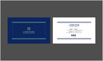 Flat Mosaic Business Card