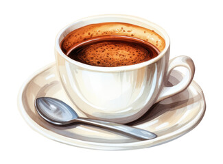 PNG Coffee cup saucer drink.