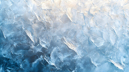 Obraz premium stone texture with cool blue and silver reflective tones 