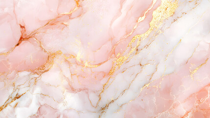 pink marble texture with delicate white and gold veins 