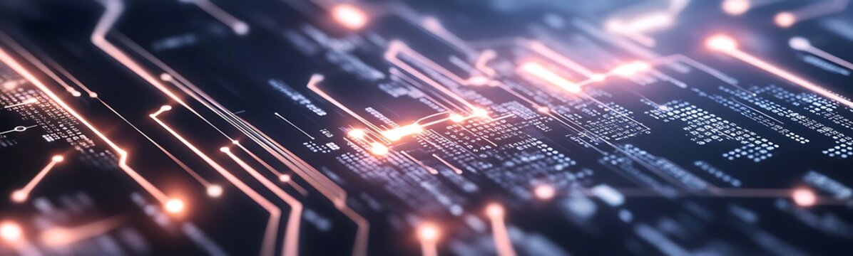 A futuristic image depicting quantum computing applications in finance.