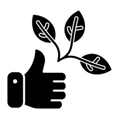 ecology care Solid icon