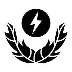 zero waste Solid icon