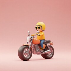 boy on motorcycle