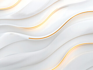 Elegant wavy design modern interior graphic artwork minimalist environment close-up view contemporary concept