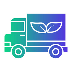 truck Gradient icon